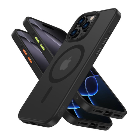 TECH-PROTECT MAGMAT XT 3-SET MAGSAFE IPHONE 16 PRO MATTE BLACK