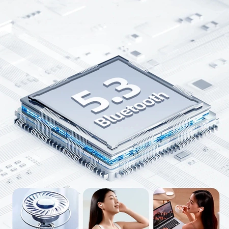 Joyroom JR-TS3 wireless in-ear headphones - white