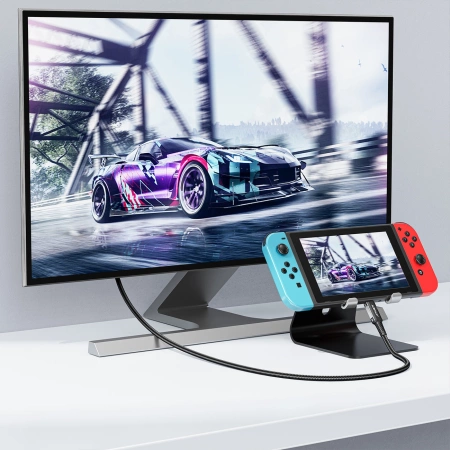 Acefast C1 USB-C/HDMI-Videokabel 4K 60 Hz HDR 1,8 m – Schwarz