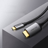 Ugreen kabel przewód HDMI - USB Typ C 4K 60 Hz 1,5 m czarno-szary (MM142 50570)