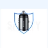 Baseus Tiny Star PPS mini inteligentna ładowarka samochodowa USB 30W Quick Charge 3.0 szary (VCHX-A0G)