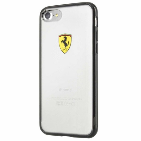 Ferrari Hardcase FEHCP7BK iPhone 7/8/SE 2020 black/transparent Racing Shield