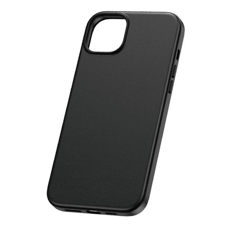 Etui APPLE IPHONE 15 PRO Baseus Fauxther Series czarne