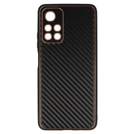 TEL PROTECT Leather Carbon Case do Xiaomi Redmi Note 11 5G/Note 11S 5G/Poco M4 Pro 5G Czarny