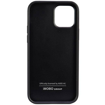 Audi Synthetic Leather iPhone 12/12 Pro 6.1&quot; black/black hardcase AU-TPUPCIP12P-TT/D1-BK