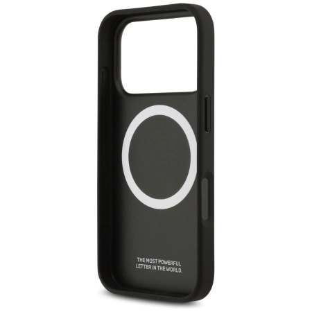 Etui BMW M Kevlar Lines & Logo MagSafe na iPhone 17 Pro - czarne