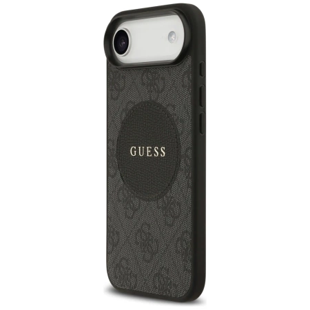 Guess 4G Circle Classic Logo MagSafe Hülle für iPhone Air - Schwarz