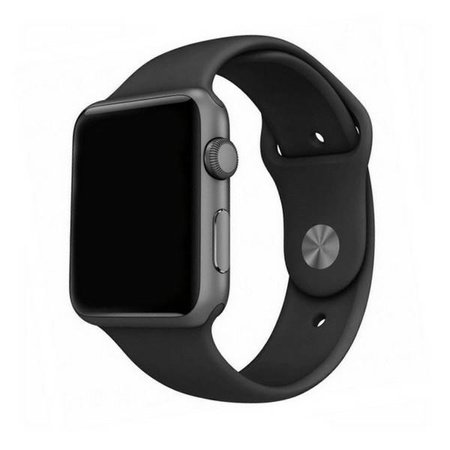 Mercury pasek Silicon Apple Watch 42/44/45 mm czarny/black