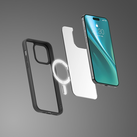 Nakładka Etteri Matt Mag do iPhone 17 Air czarna