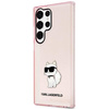 Karl Lagerfeld KLHCS23LHNCHTCP S23 Ultra S918 różowy/pink hardcase Ikonik Choupette