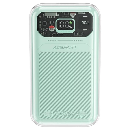 Acefast Powerbank 20000mAh Sparkling Series Schnellladung 30W grün (M2)