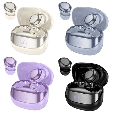 HOCO słuchawki bezprzewodowe bluetooth TWS EW200 fioletowe