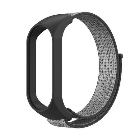 Pasek / opaska nylonowa do smart band Xiaomi Mi Band 5 / 6 / 7 szary (19)