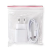 Samsung EP-TA200EWE USB-A 15W Wandladegerät mit EP-DR140AWE USB-A - USB-C Kabel (OOB Bulk - Ersatzverpackung) - weiß