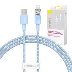 Kabel szybko ładujący Sm Baseus Explorer 2.4A 1M (niebieski)