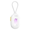 Wykrywacz ukrytych kamer Baseus Heyo Series II z alarmem i mini latarką + kabel Baseus Simple USB-A - USB-C – biały