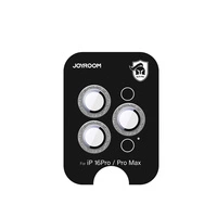 Joyroom JR-MSF0304 Glas-Displayschutzfolie für iPhone 16 Pro/16 Pro Max Linsen - Silber