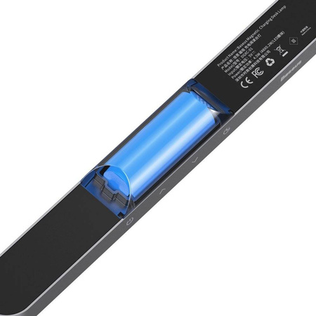 Baseus magnetyczna lampka nocna LED lampa pod szafkę do domu kuchni pokoju szary (DGXC-C0G)