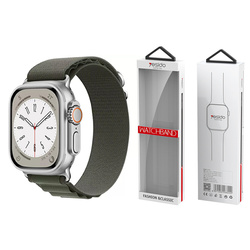 Yesido WB24 Pasek Sportowy Apple Watch Loop 42/44/45 KHAKI/CIEMNOZIELONY
