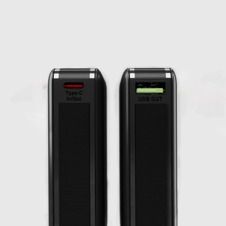 Powerbank SBS 20000mAh 65W PD AFC USB-C USB-A do laptopa, tabletu, smartfona - czarny