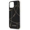 Guess GUHCP12SPCUCHBK iPhone 12 mini czarny/black hardcase Gold Chain Collection