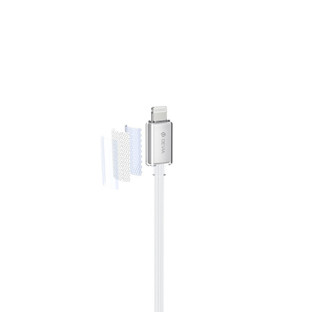 Devia kabel Extreme EC654 PD USB-C - Lightning 1,5 m 27W 3A biały
