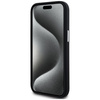 Original Case IPHONE 15 Karl Lagerfeld Silicone Metal Script Logo black