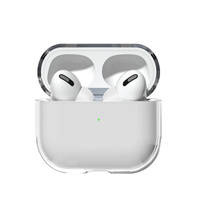 Hülle für AirPods 2 / AirPods 1 harte und starke Hülle für Kopfhörer transparent (Hülle A)