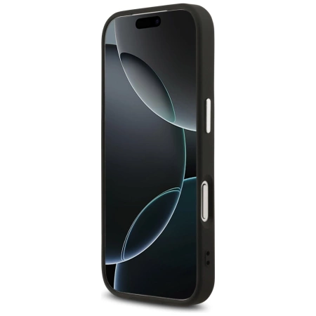 Karl Lagerfeld Choupette Pin MagSafe Case für iPhone 17 Pro - Schwarz