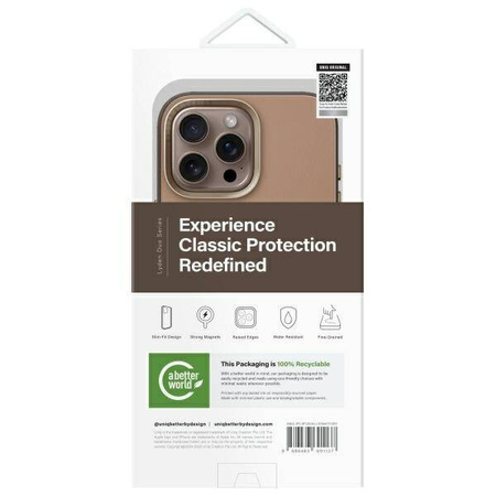 Case IPHONE 16 PRO MAX UNIQ Lyden DS Magclick Charging Flint gray