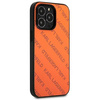 Oryginalne Etui IPHONE 13 PRO Karl Lagerfeld Hardcase Perforated Allover (KLHCP13LPTLO) pomarańczowe