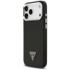 Guess Grained Triangle Logo MagSafe Hülle für iPhone 17 Pro Max - Schwarz