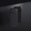 Nillkin Synthetic Fiber S Case iPhone 14 Plus Hülle mit Kameraabdeckung, schwarz