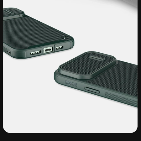 Nillkin Textured S Case for iPhone 14, armored cover with camera cover, black