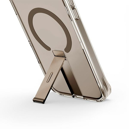 UNIQ etui Eleva with Vertica Stand       iPhone 16 Pro 6.3" złoty/taupe gold