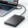 Ugreen Festplattengehäuse 2,5&#39;&#39; USB 3.2 Gen 1 5Gbps Schacht für HDD SSD mit USB Kabel schwarz (30719 CM471)