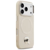 Karl Lagerfeld Karl Pin MagSafe Case für iPhone 17 Pro - Beige
