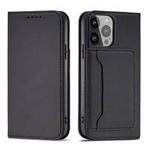 Magnet Card Case for Samsung Galaxy S23 flip cover wallet stand black