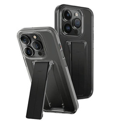 Etui APPLE IPHONE 15 PRO MAX UNIQ Heldro Mount with Stand szare