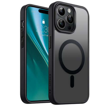 Nakładka Etteri Matt Mag do iPhone 14 Pro 6,1" czarna