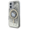 Oryginalne Etui IPHONE 16 Hello Kitty Hardcase Liquid Glitter Fever MagSafe (HKHMP16SLGDIK) czarno-złote