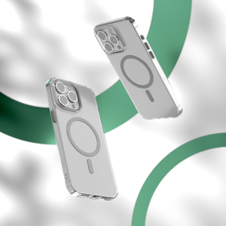 Nakładka Etteri Color Mag do iPhone 15 Pro Max 6,7" szara