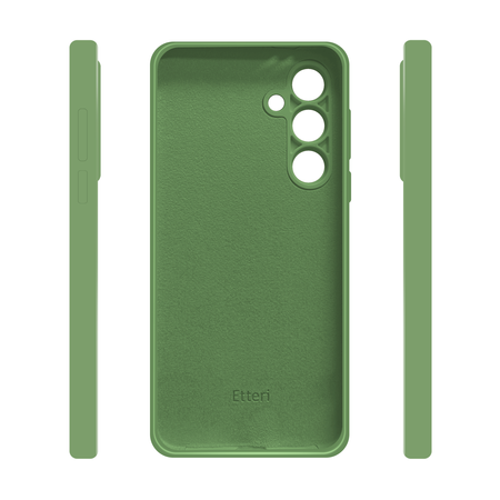 Nakładka Etteri Silicone Case do Samsung Galaxy S24 FE jasnozielona