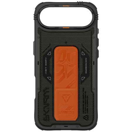 Etui Skinarma Phantom do iPhone 17 Air Magnetic Charging + Grip Stand oliwkowy