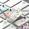Ringke Fusion Design Armored Case Cover with Gel Frame for iPhone 14 Plus transparent (Purple rose) (FD637E29)