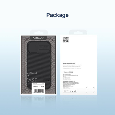 NILLKIN CAMSHIELD PRO IPHONE 15 PLUS (6,7) BLACK / CZARNY