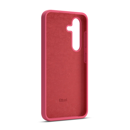 Nakładka Etteri Silicone Case do Samsung Galaxy S25 malinowa