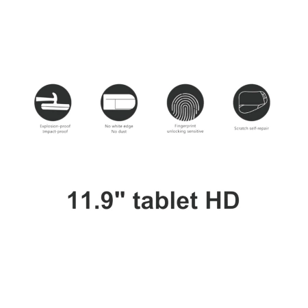 Ochronna folia hydrożelowa 140µm 0,14 mm Tablet do 11,9" HD uniwersalna 200x300 mm