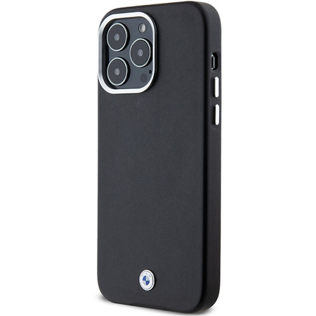 BMW BMHMP15X23PUFWK iPhone 15 Pro Max 6.7"czarny/black Signature Wrapped Metal MagSafe
