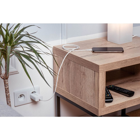 Forcell Ładowarka Sieciowa ze złączem USB typ C i kablem lightning - 3A 20W z funkcją ładowania PD i QC 4.0